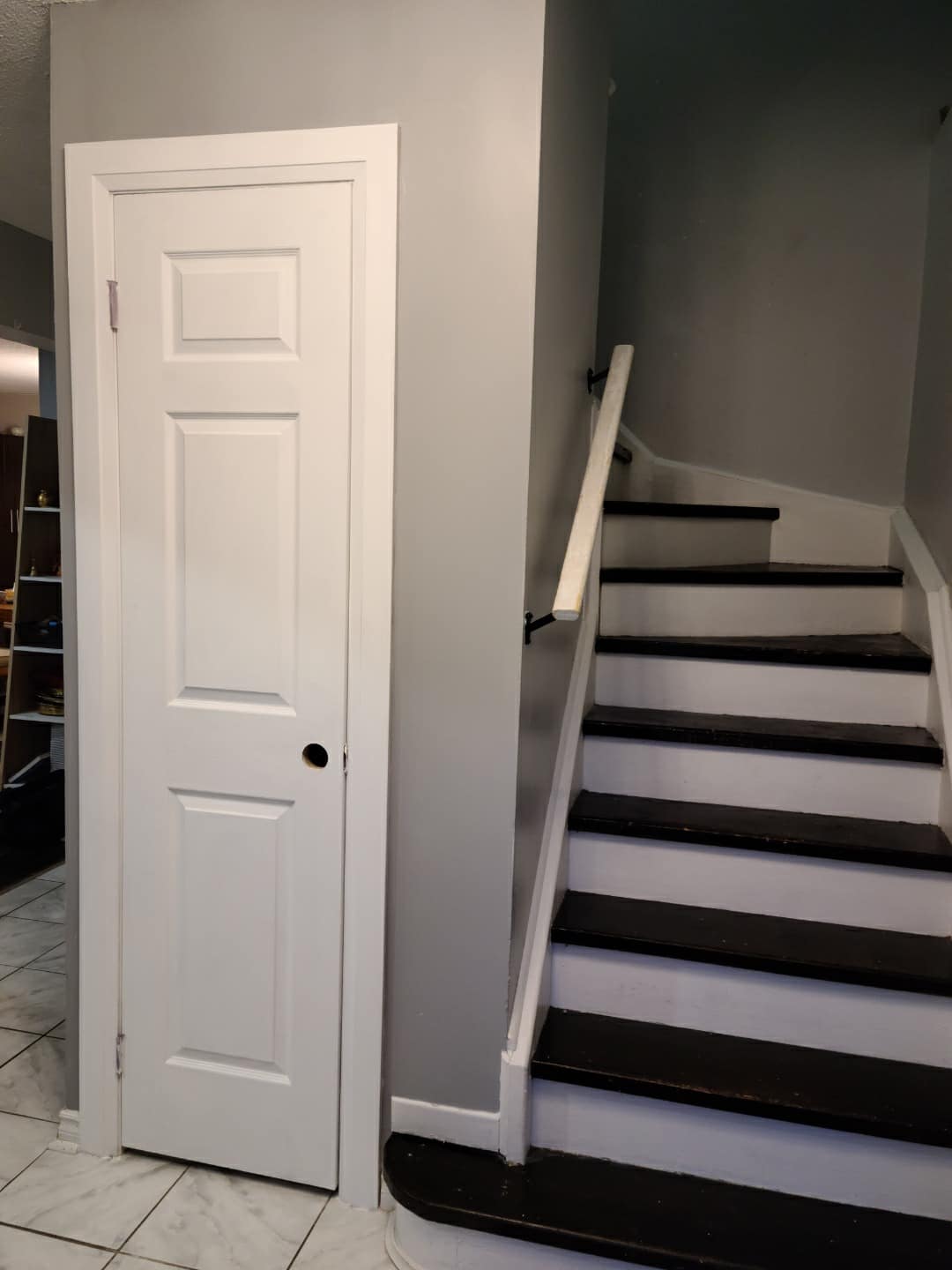 Replacing a Mirrored Sliding Closet Door with a Hinged Door in Milton