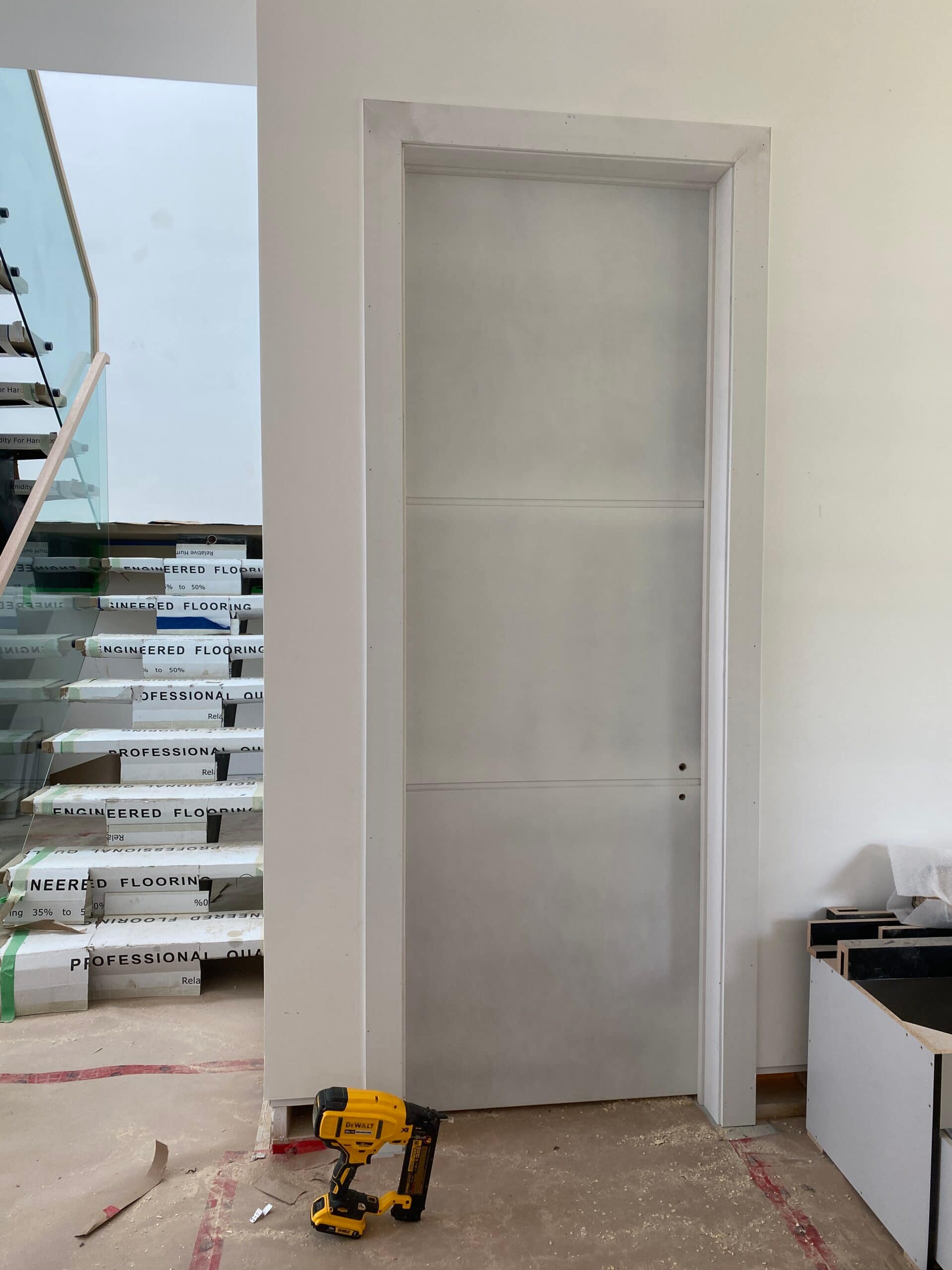 Custom 96-Inch Solid-Core Door Installation in Oakville