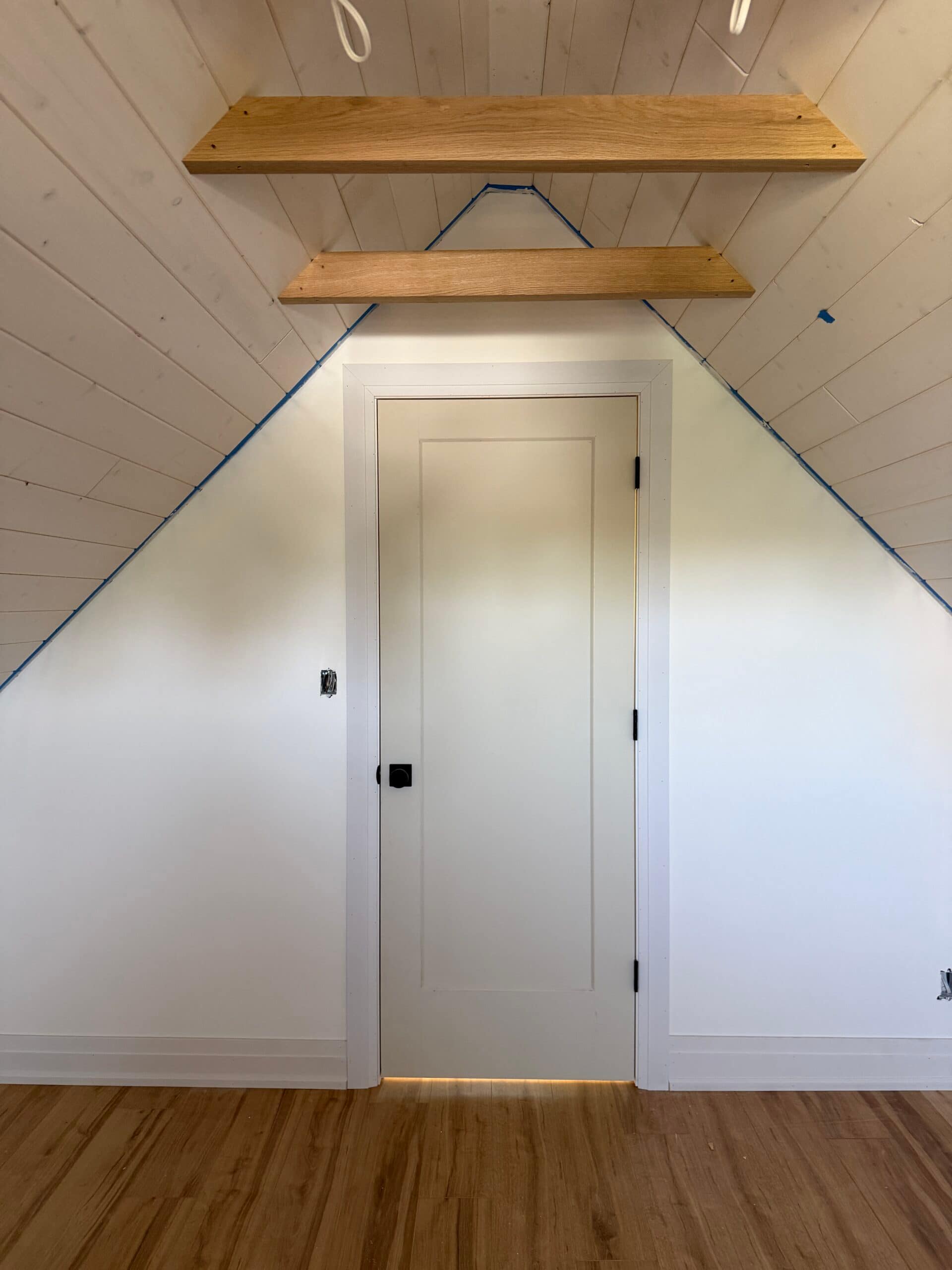 Door and Trim Installation in a Kitchener Attic