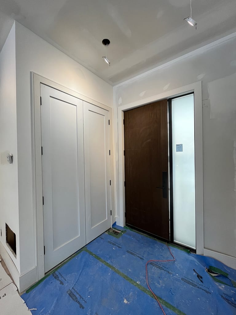 exterior and interior doors installation in a Hamilton house