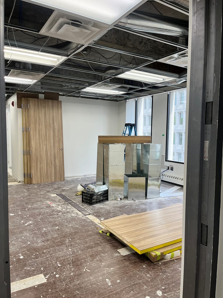 Some interior doors are ready for installation in Mississauga