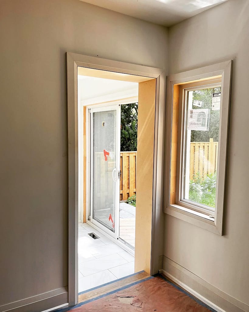 Customized archway by finish carpenter in Toronto house