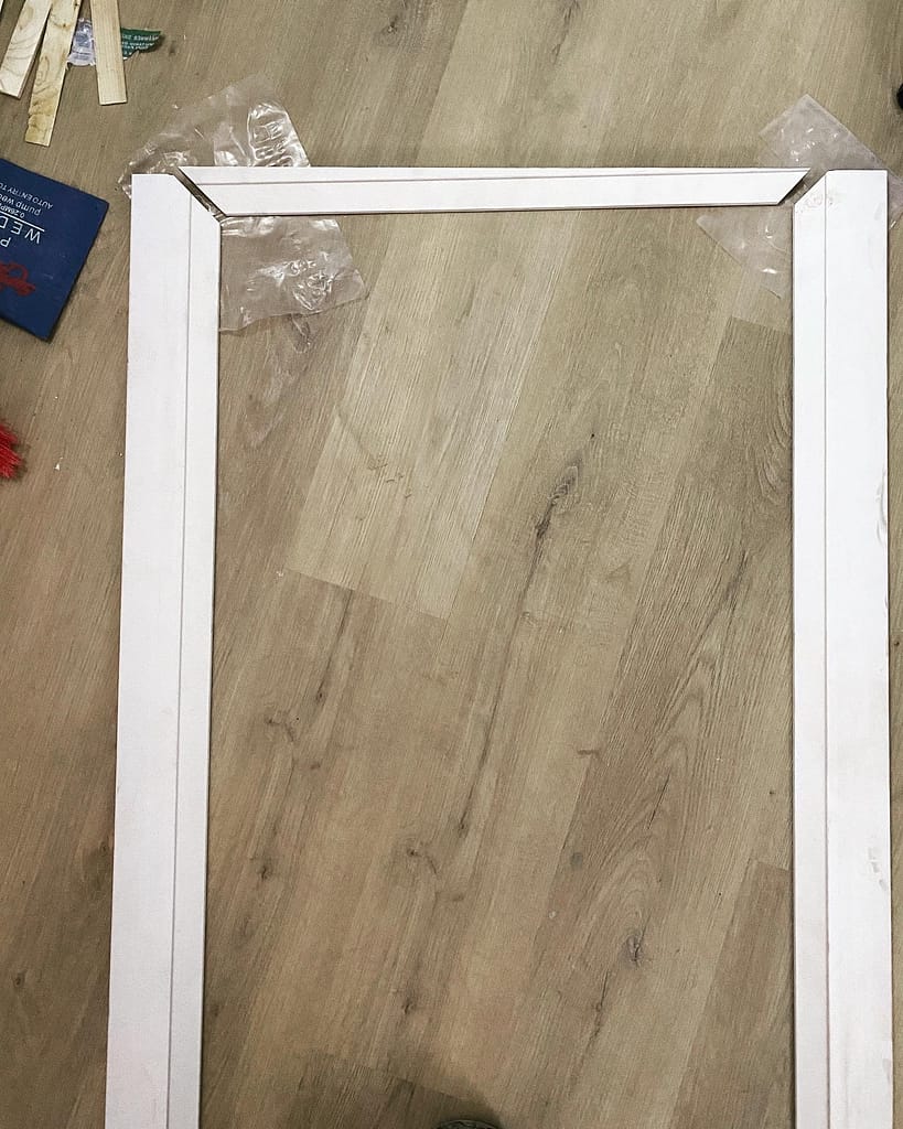 Door casing preparation for old Toronto house ceiling