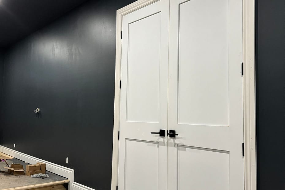 White double interior doors installation in Oakville