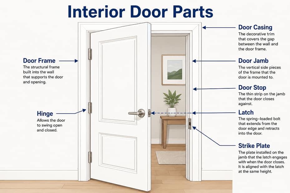 Can You Replace Interior Doors Without Replacing the Frame? carpentry
