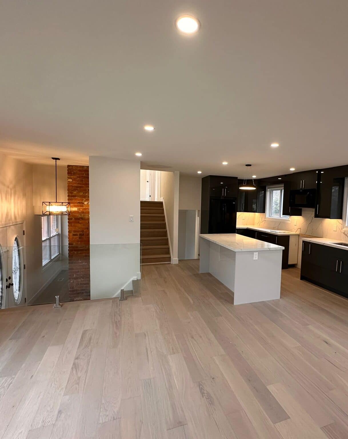 Hardwood flooring installed by a finish carpenter in Toronto