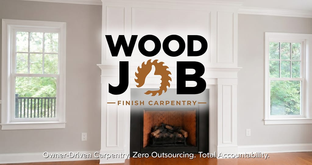 Interior trim installed by finish carpenter in Oakville home.