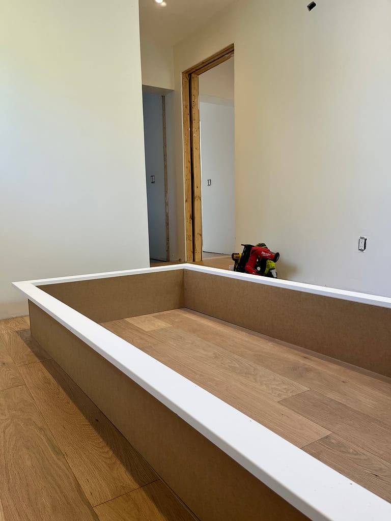 Customized jamb and trim for plaster wall in Cambridge house