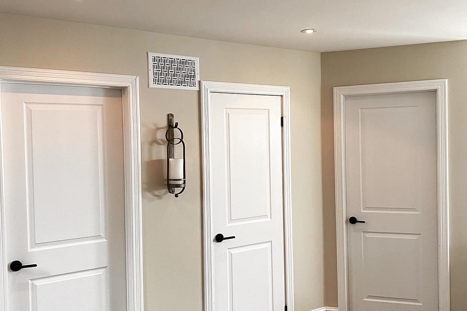 Interior Door Replacement and Crown Molding Installation in Oakville carpentry