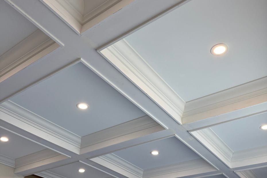 Coffered Ceiling Installation in Guelph | Wood Job Finish Carpentry carpentry