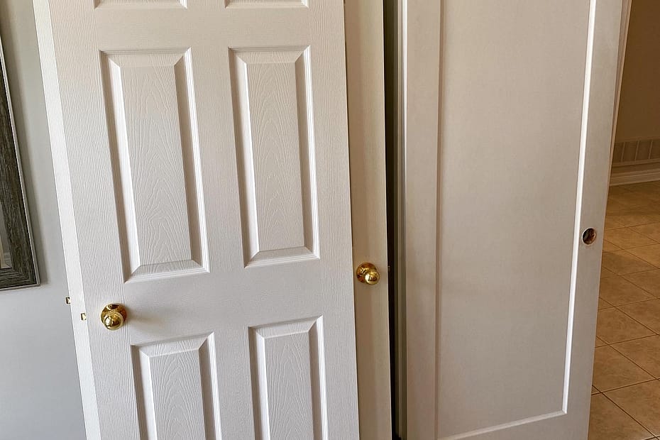 Interior Door Replacement with Modern Shaker Doors in Vaughan carpentry