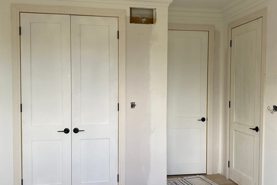 Full-House Interior Door, Trim and Window Extension Project in Oakville carpentry