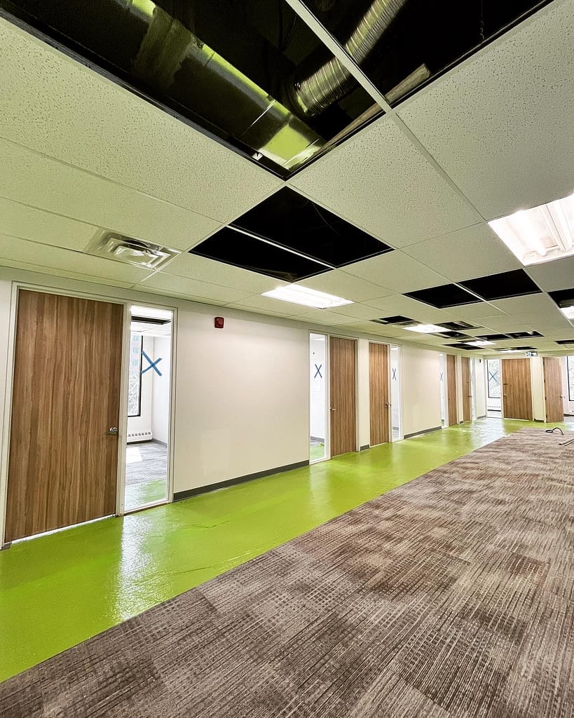 commercial doors installed by a finish carpenter in Mississauga