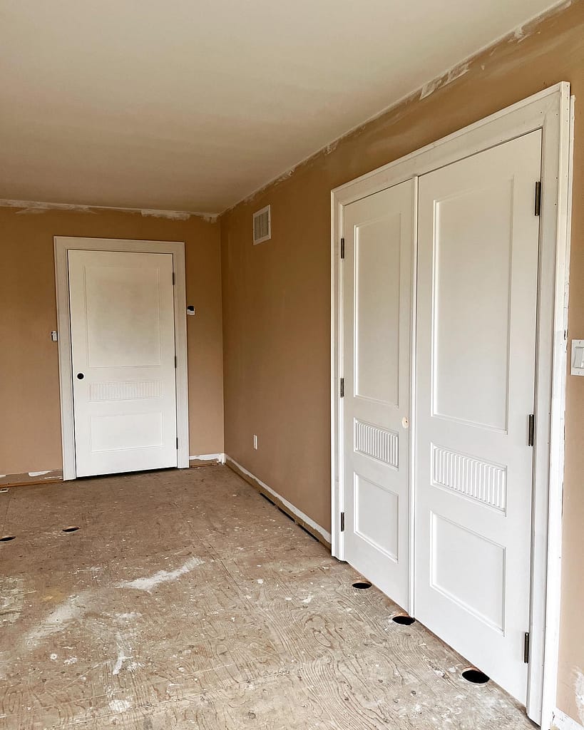 Door casing installed by Wood Job Finish Carpentry in a Vaughan home