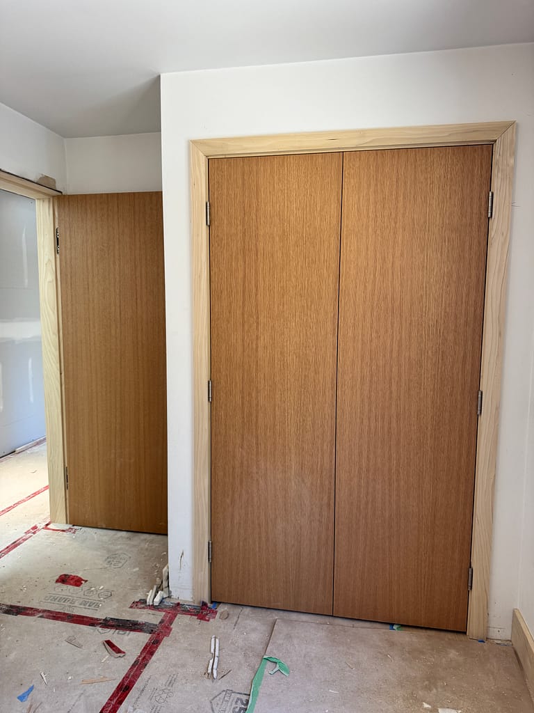solid doors, trim, and baseboards installed by a finish carpenter at Wood Job Finish Carpentry in a Toronto house