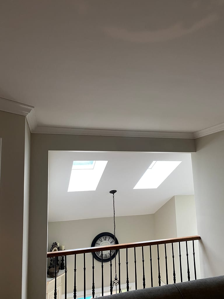 crown molding installed by a finish carpenter at Wood Job Finish Carpentry in Oakville