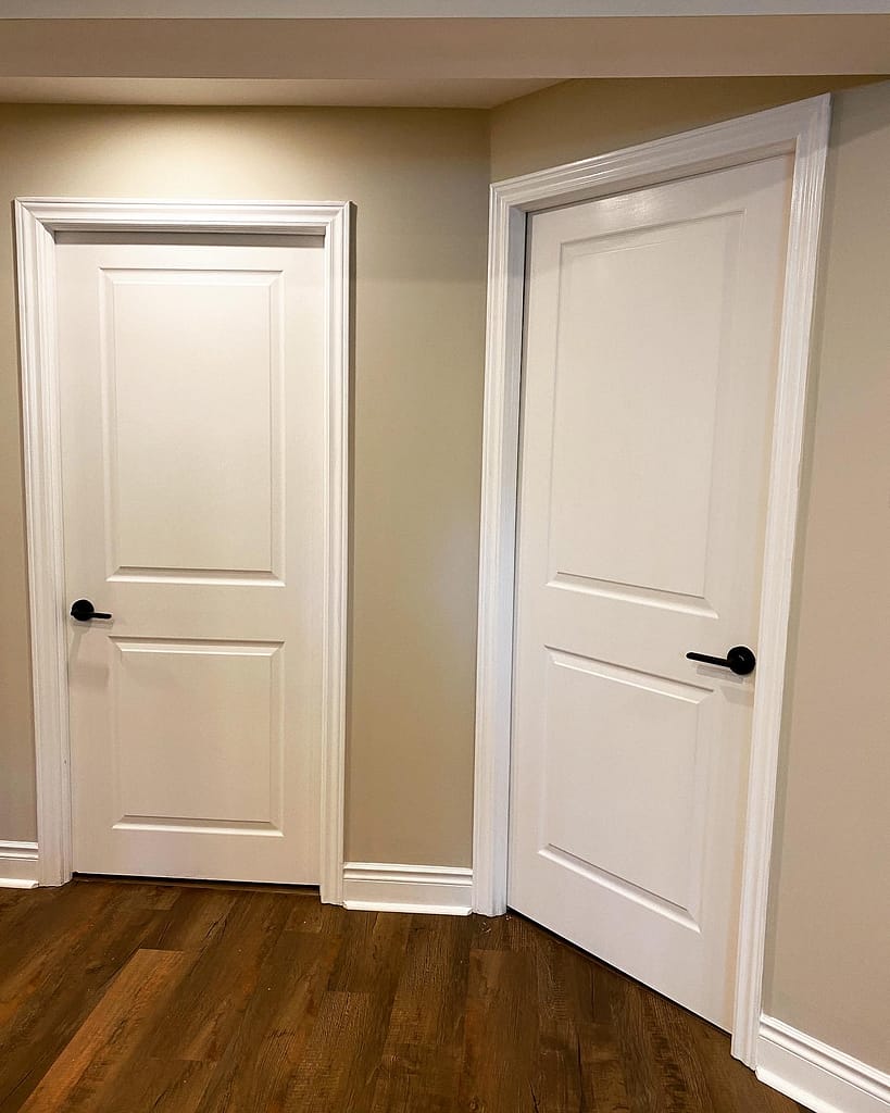 interior doors replaced by a finish carpenter at Wood Job Finish Carpentry in Oakville